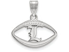 LogoArt Sterling Silver University Of Louisville Pendant Necklace In Football