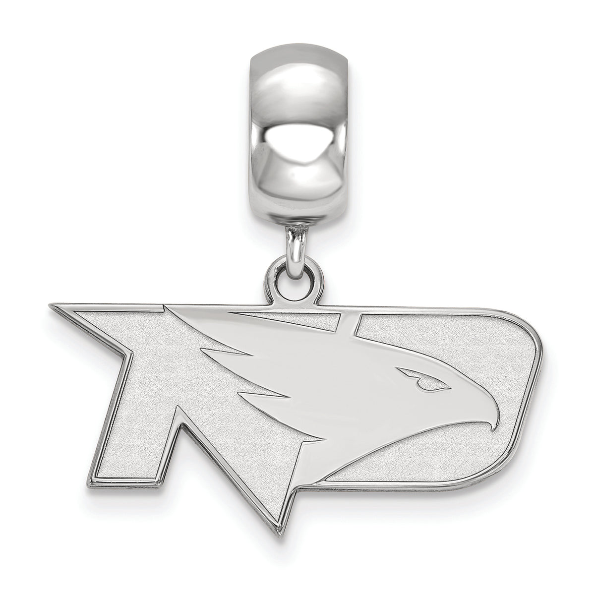 LogoArt Sterling Silver University Of North Dakota Bead Charm Charm Small Dangle Bead Charm