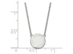 LogoArt Sterling Silver Alpha Epsilon Phi Small Enameled Pendant Necklace With 18 Inch