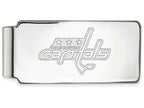 Logoart Nhl 925 Sterling Silver Washington Capitals Money Clip