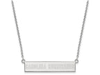 Logoart 925 Sterling Silver Carolina Hurricanes Small Bar Necklace