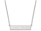 Logoart 925 Sterling Silver Florida Panthers Small Bar Necklace