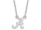 LogoArt Sterling Silver University Of Alabama Small Pendant Necklace