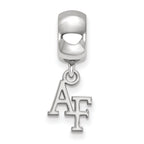 LogoArt Sterling Silver United States Air Force Academy Bead Charm Charm Xs Dangle Bead Charm