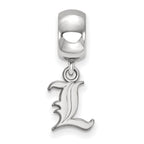 LogoArt Sterling Silver West Virginia University Small Pendant Necklace