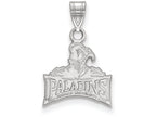 LogoArt Sterling Silver Furman University Small Pendant Necklace