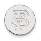 LogoArt Sterling Silver James Madison University Crest Lapel Pin