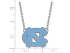 LogoArt Sterling Silver University Of North Carolina Large Pendant Necklace