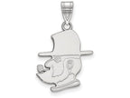 LogoArt Sterling Silver Appalachian State University Large Pendant Necklace
