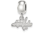 LogoArt Sterling Silver Washington Capitals Bead Charm Charm Xs Dangle Bead Charm