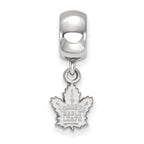 LogoArt Sterling Silver Toronto Maple Leafs Bead Charm Charm Xs Dangle Bead Charm