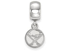 LogoArt Sterling Silver Buffalo Sabres Bead Charm Charm Xs Dangle Bead Charm