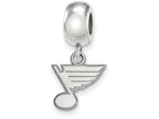 LogoArt Sterling Silver St. Louis Blues Bead Charm Charm Xs Dangle Bead Charm