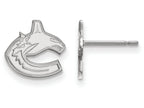 Logoart 925 Sterling Silver Vancouver Canucks Extra Small Post Earrings