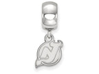 LogoArt Sterling Silver New Jersey Devils Bead Charm Charm Xs Dangle Bead Charm