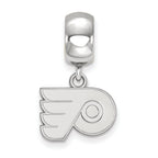 LogoArt Sterling Silver Philadelphia Flyers Bead Charm Charm Xs Dangle Bead Charm