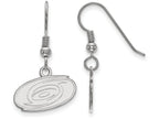 Logoart 925 Sterling Silver Carolina Hurricanes Extra Small Dangle Earrings Wire