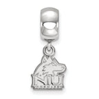 LogoArt Sterling Silver Northern Illinois University Bead Charm Charm Xs Dangle Bead Charm