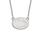 LogoArt Sterling Silver Penn State University Small Pendant Necklace