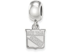 LogoArt Sterling Silver New York Rangers Bead Charm Charm Xs Dangle Bead Charm