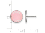 LogoArt Sterling Silver Delta Gamma Enameled Post Earrings