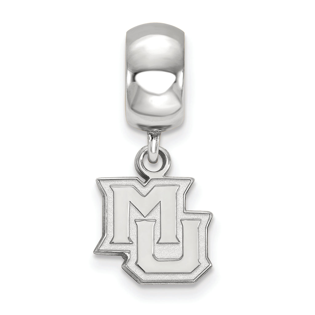 LogoArt Sterling Silver Marquette University Bead Charm Charm Xs Dangle Bead Charm