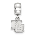 LogoArt Sterling Silver Marquette University Bead Charm Charm Xs Dangle Bead Charm