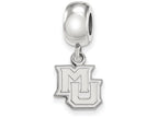 LogoArt Sterling Silver Marquette University Bead Charm Charm Xs Dangle Bead Charm