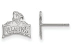 LogoArt Sterling Silver Furman University Xs Post Earrings