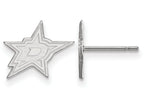 Logoart 925 Sterling Silver Dallas Stars Extra Small Post Earrings