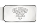 Logoart 925 Sterling Silver University Of New Orleans Money Clip
