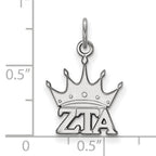 LogoArt Sterling Silver University Of Louisville Small Dog Tag Pendant Necklace