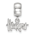 LogoArt Sterling Silver University Of Nebraska Bead Charm Charm Xs Dangle Bead Charm