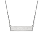 Logoart 925 Sterling Silver Montreal Canadiens Small Bar Necklace