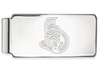 Logoart 925 Sterling Silver Ottawa Senators Money Clip