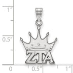 LogoArt Sterling Silver Chicago Blackhawks Small Dog Tag Pendant Necklace