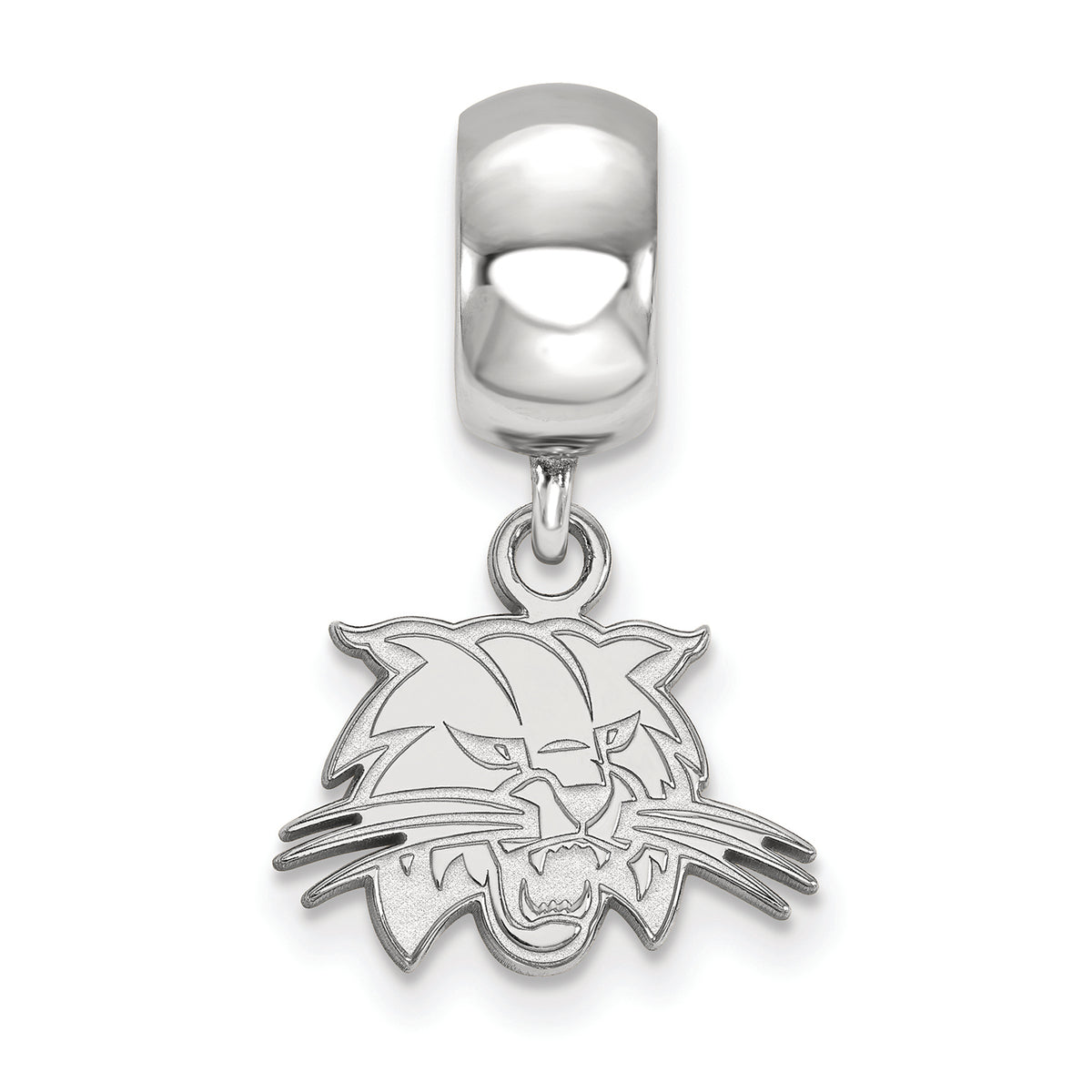 LogoArt Sterling Silver Ohio University Bead Charm Charm Xs Dangle Bead Charm