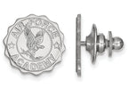 LogoArt Sterling Silver United States Air Force Academy Crest Lapel Pin