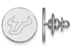 LogoArt Sterling Silver University Of South Florida Lapel Pin