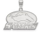 LogoArt Sterling Silver Southern Illinois University Medium Pendant Necklace