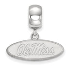 LogoArt Sterling Silver University Of Nebraska Medium Disc Pendant Necklace