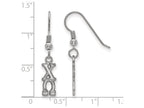 LogoArt Sterling Silver Chi Omega Small Dangle Earrings