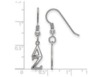 LogoArt Sterling Silver Delta Zeta Small Dangle Earrings
