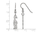 LogoArt Sterling Silver Gamma Phi Beta Small Dangle Earrings