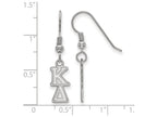 LogoArt Sterling Silver Kappa Delta Small Dangle Earrings