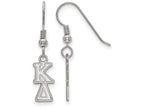 LogoArt Sterling Silver Kappa Delta Small Dangle Earrings