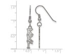 LogoArt Sterling Silver Kappa Kappa Gamma Small Dangle Earrings