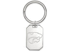 Logoart 925 Sterling Silver Kansas State University Key Chain
