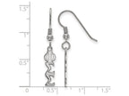 LogoArt Sterling Silver Phi Sigma Sigma Small Dangle Earrings