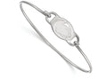 LogoArt Sterling Silver Penn State University Small Ctr Wire Bangle